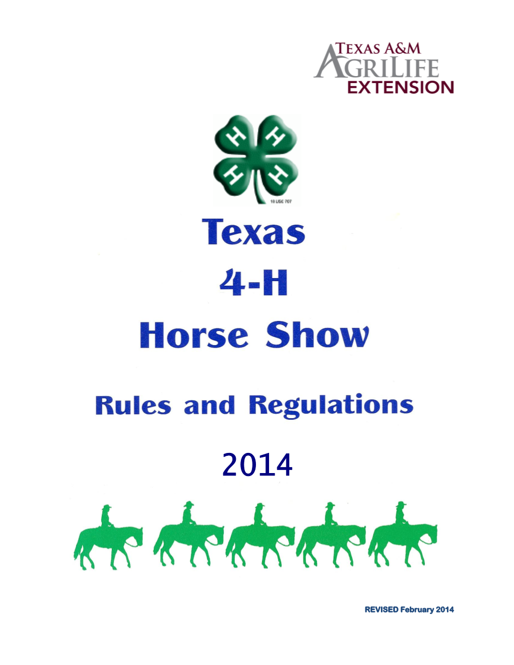 4-H Horse Program Objectives