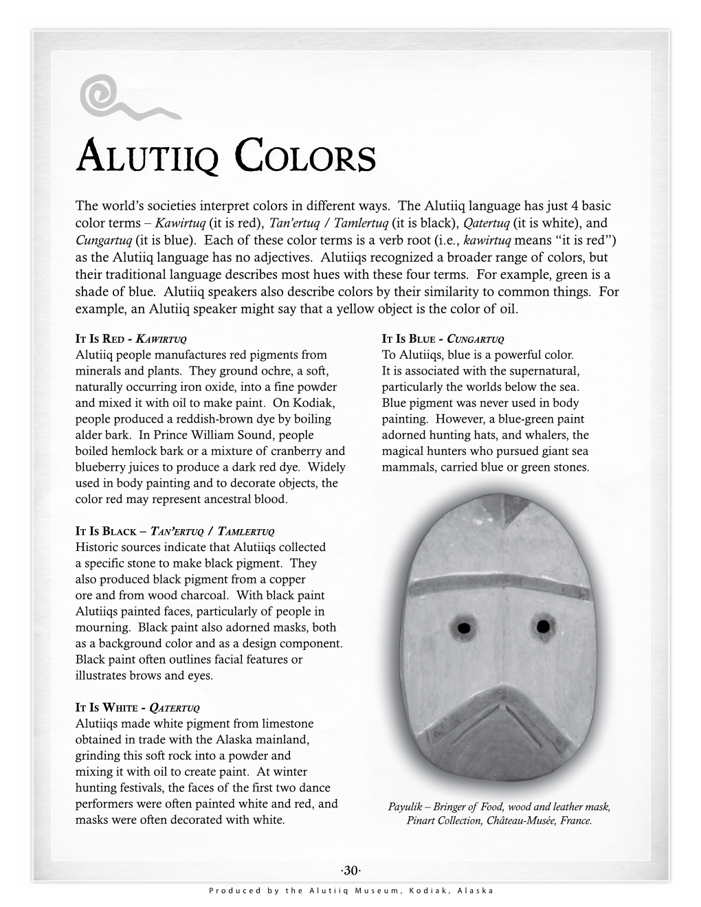 Alutiiq Colors