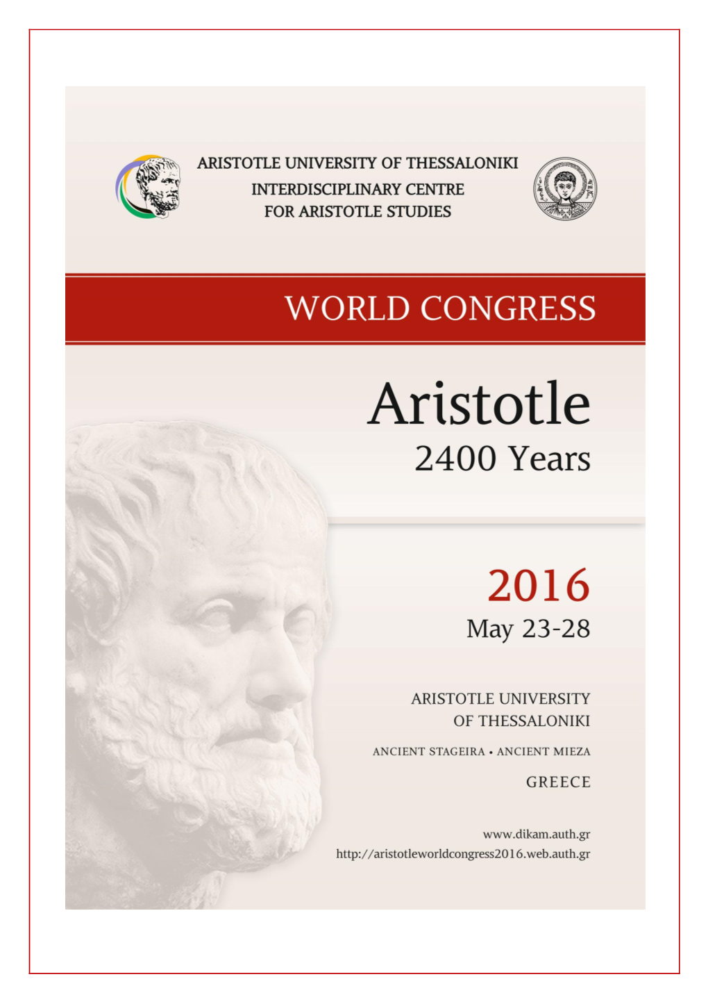 ARISTOTLE 2400 YEARS PROGRAMME.Pdf