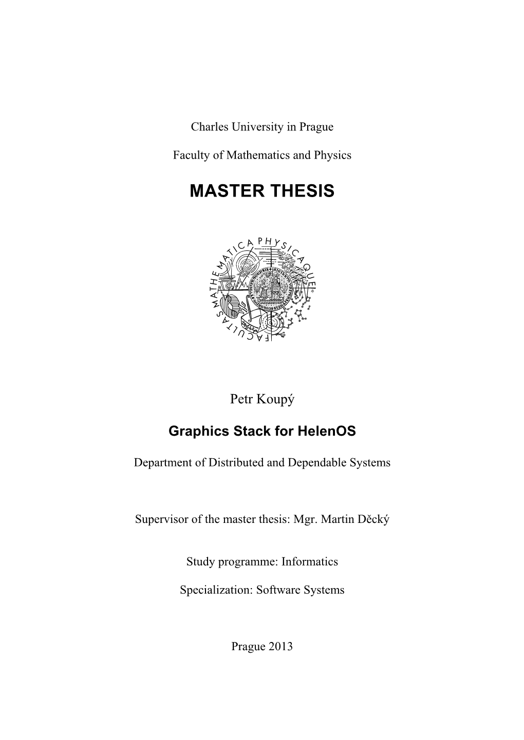 Master Thesis