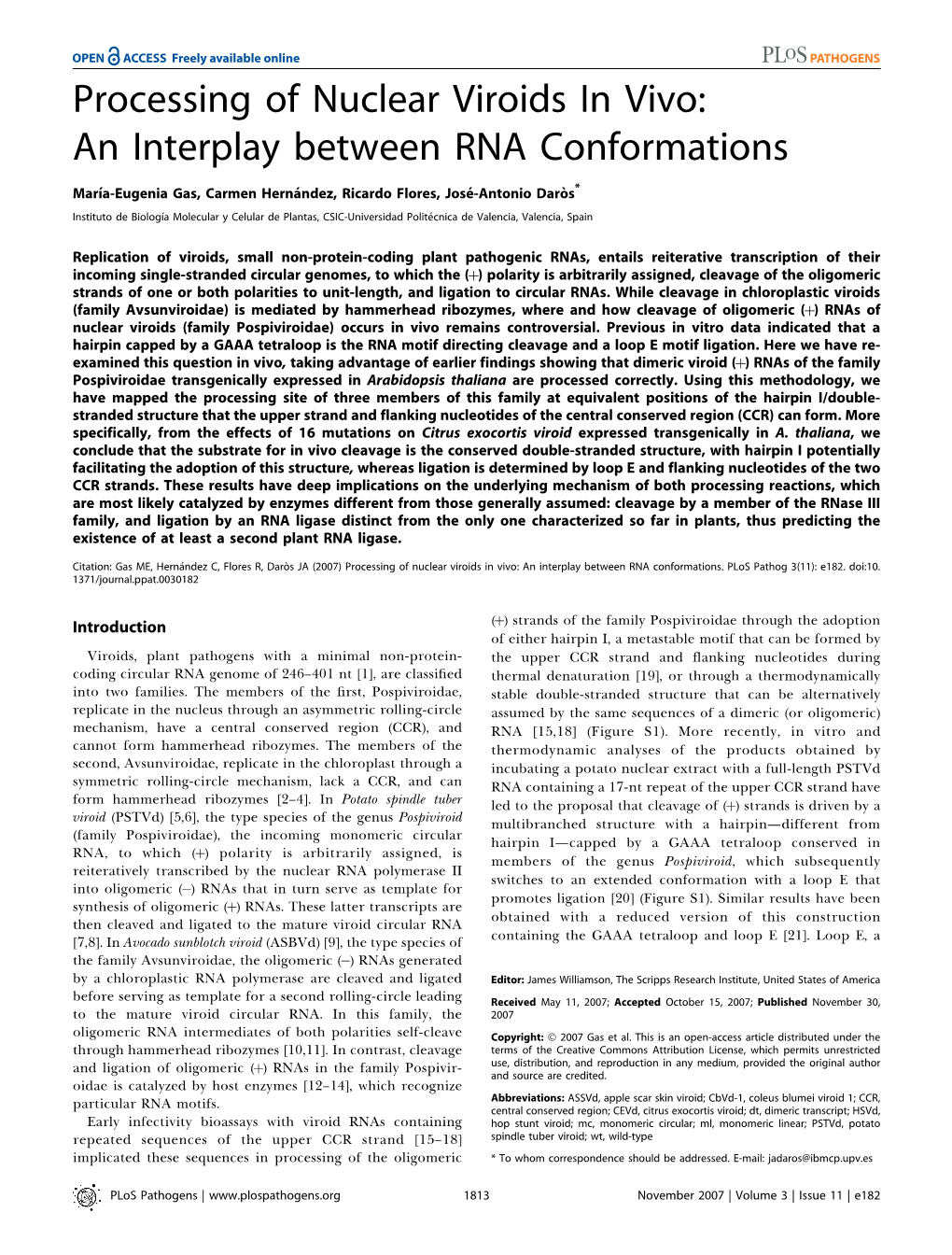 An Interplay Between RNA Conformations