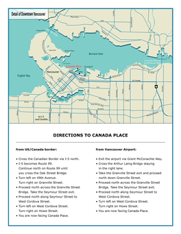 Detail of Downtown Vancouver Lonsdale Marine Drive