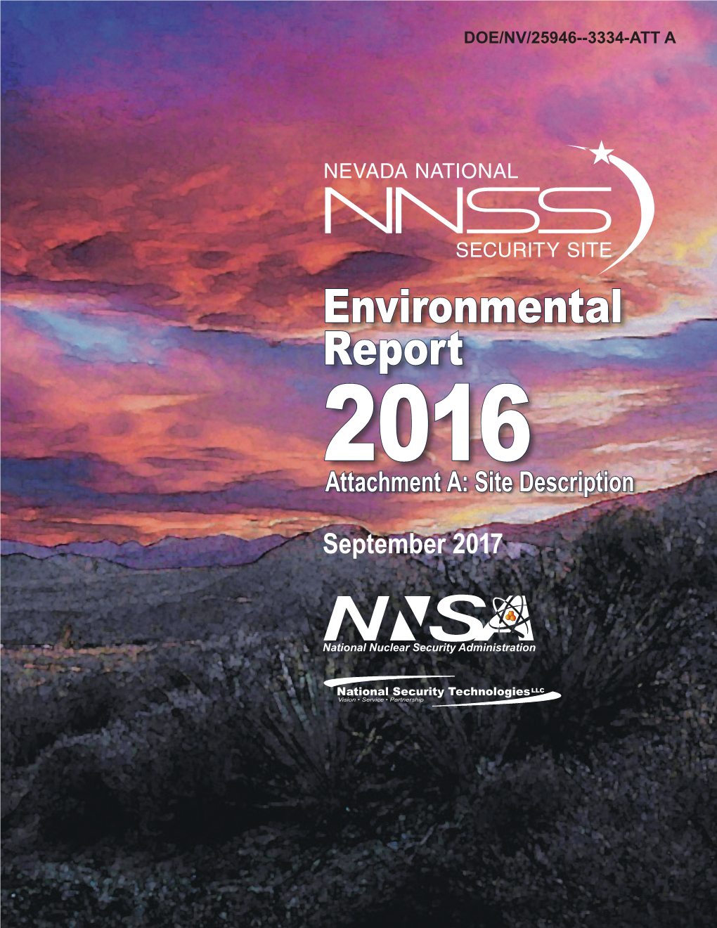 Nevada National Security Site Environmental Report 2016 ATT-A-I Attachment A: Site Description