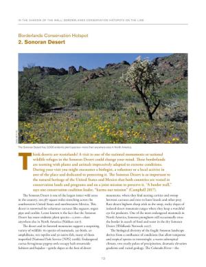 Sonoran Desert GEORGE GENTRY/FWSGEORGE the Sonoran Desert Has 2,000 Endemic Plant Species—More Than Anywhere Else in North America