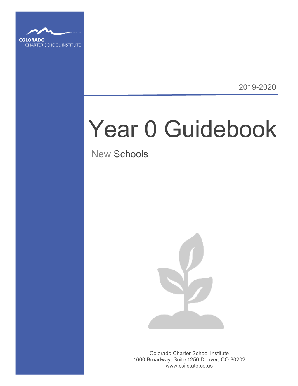 Year 0 Guidebook
