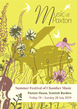 Summer Festival of Chamber Music