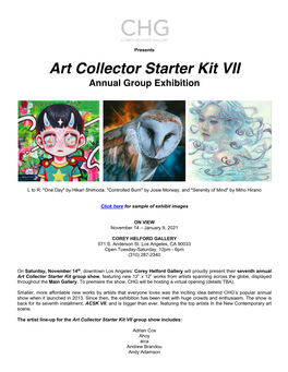 Art Collector Starter Kit VII Annual Group Exhibition