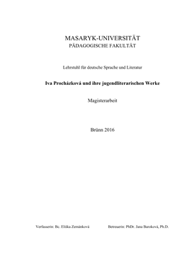 Masaryk-Universität Pädagogische Fakultät