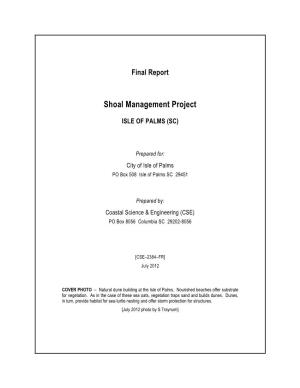 Final Report Shoal Management Project