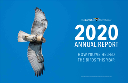 Annual Report How You’Ve Helped the Birds This Year