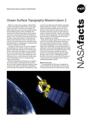 NASA OSTM/Jason-2 Mission Fact Sheet