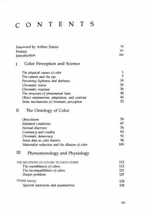 Color for Philosophers: Unweaving the Rainbow