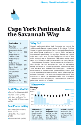 Cape York Peninsula & the Savannah