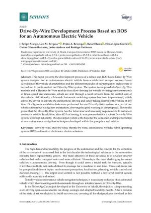 Drive-By-Wire Development Process Based on ROS for an Autonomous Electric Vehicle