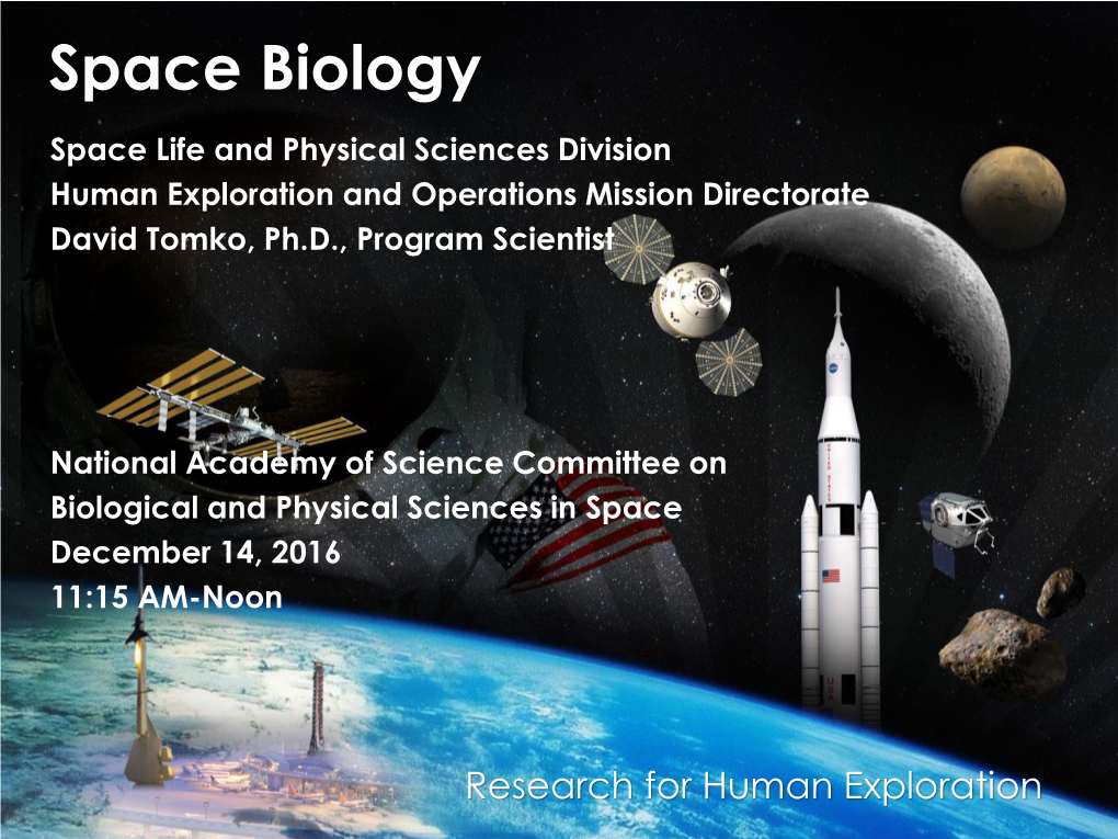 Space Biology