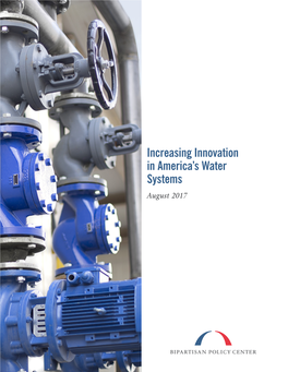 Increasing Innovation in America's Water Systems