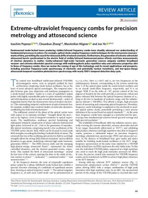 Extreme-Ultraviolet Frequency Combs for Precision Metrology and Attosecond Science