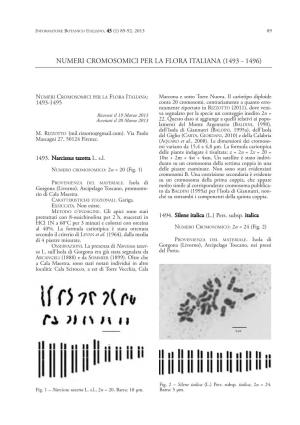 Informatore Botanico Italiano N. 41 (1), 2009