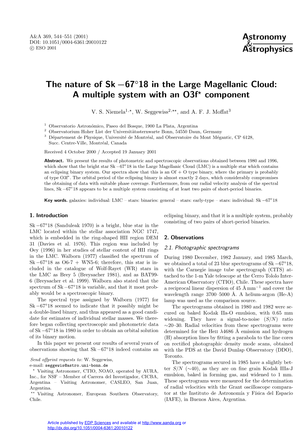 67°18 in the Large Magellanic Cloud