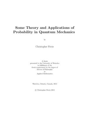 Christopher Ferrie, Phd Thesis