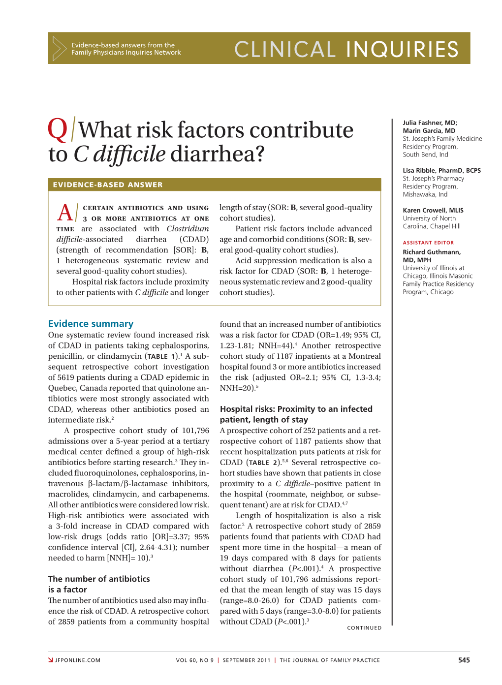 What Risk Factors Contribute to C Difficile Diarrhea?