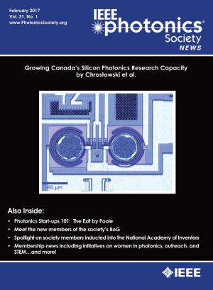 IEEE Photonics Society News