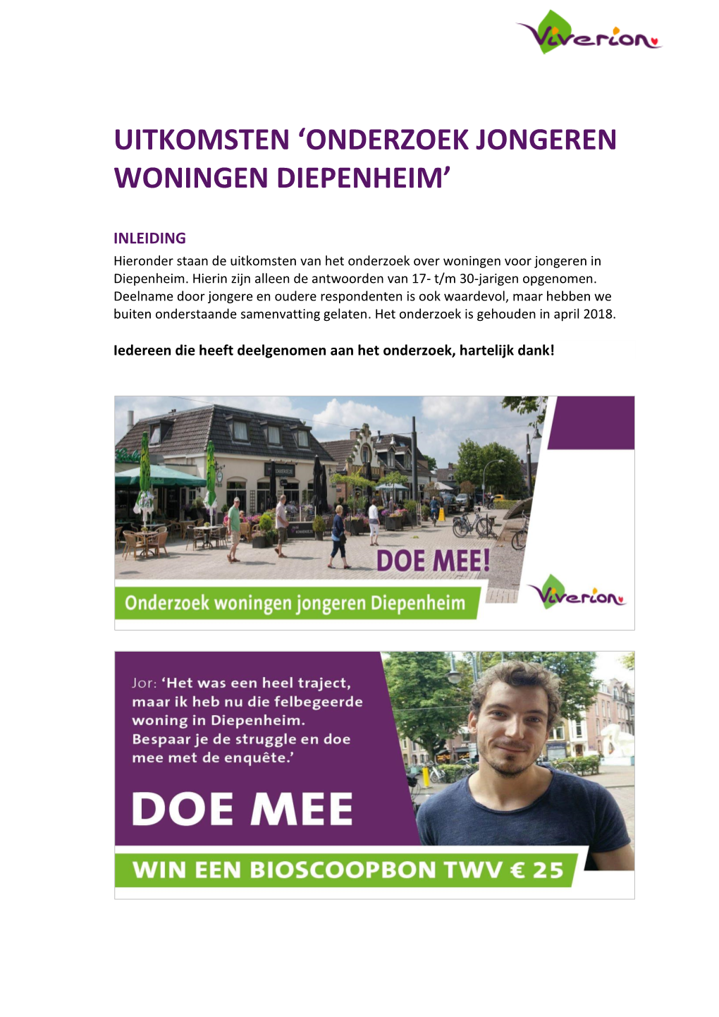 Onderzoek Jongeren Woningen Diepenheim’