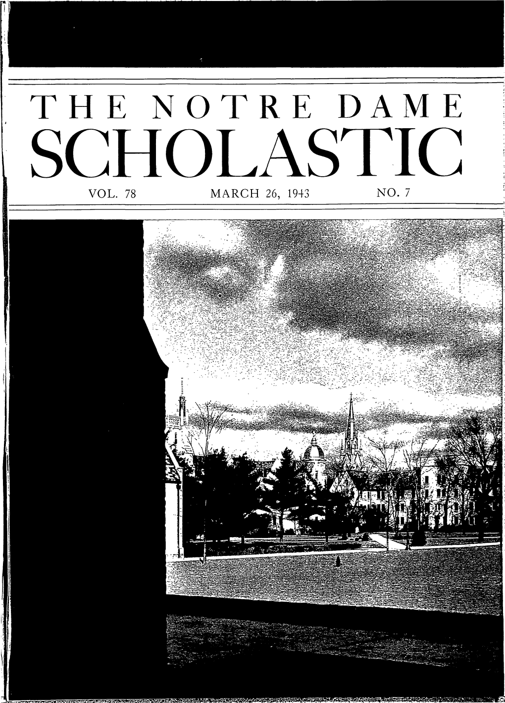 Notre Dame Scholastic, Vol. 78, No. 07