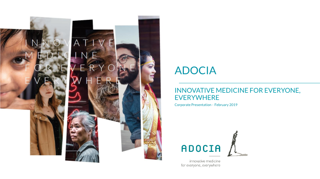 ADOCIA Corporate Presentation