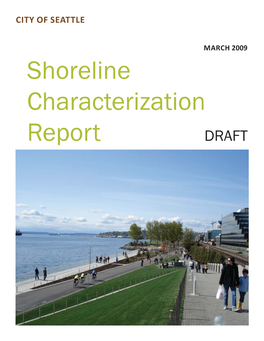 Draft Shoreline Characterization Report 1 1 Introduction