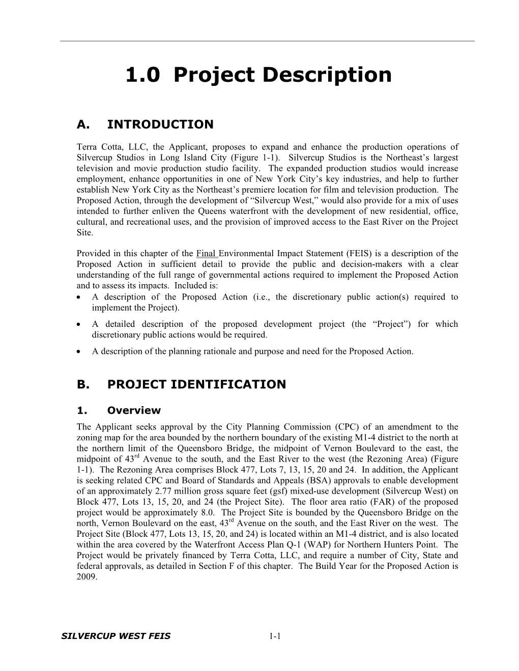 Chapter 1: Project Description