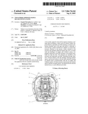 (12) United States Patent (10) Patent No.: US 7.584,726 B2 Choronski Et Al
