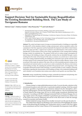 Support Decision Tool for Sustainable Energy Requalification the Existing