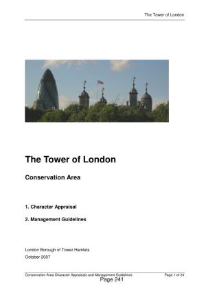 The Tower of London Conservation Area