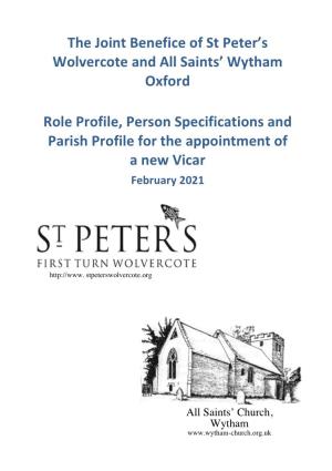 The Joint Benefice of St Peter's Wolvercote and All Saints' Wytham