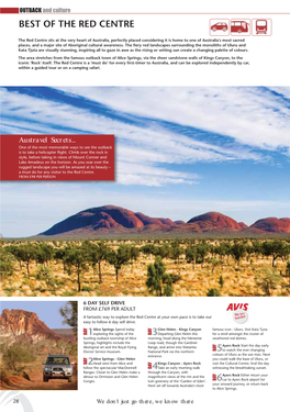 Best of the Red Centre