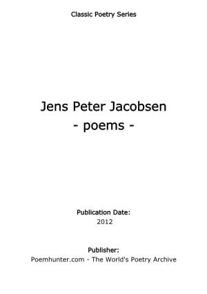 Jens Peter Jacobsen - Poems