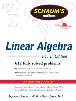 Schaum's Outline of Linear Algebra (4Th Edition)