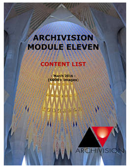 Archivision Module Eleven