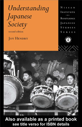 Understanding Japanese Society, Second Edition