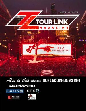 Also in This Issue:Tour Link Conference INFO