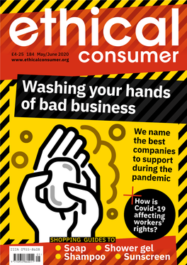 Ethical Consumer, Issue 184, May/June 2020