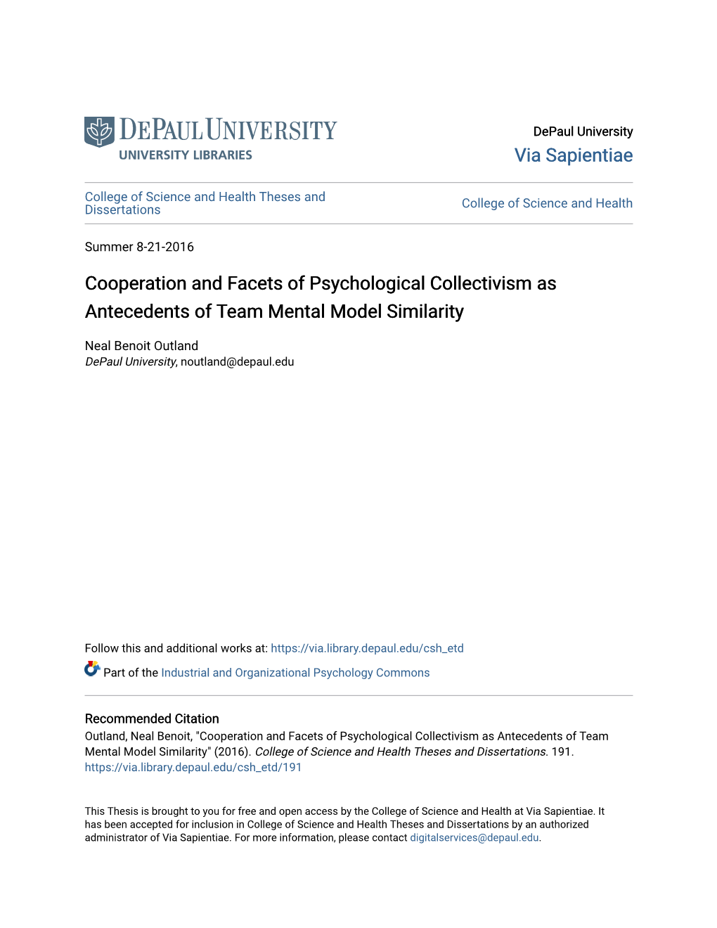 Cooperation and Facets of Psychological Collectivism As Antecedents of Team Mental Model Similarity