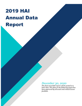 2019 HAI Annual Data Report