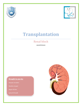 Immunology-Transplantation.Pdf