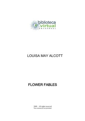 Louisa May Alcott Flower Fables