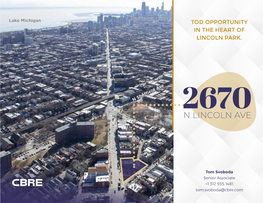 Tod Opportunity in the Heart of Lincoln Park