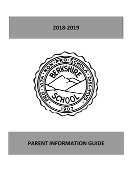 2018-2019 Parent Information Guide