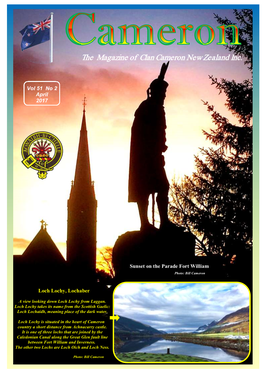 The Magazine of Clan Cameron New Zealand Inc