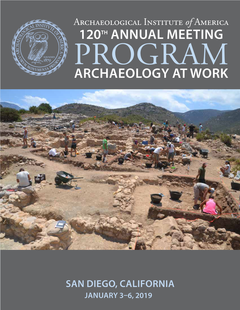 120Th Annual Meeting Archaeology at Work